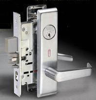 Accentra 8828FL Mortise Exit or Communicating Lever Set